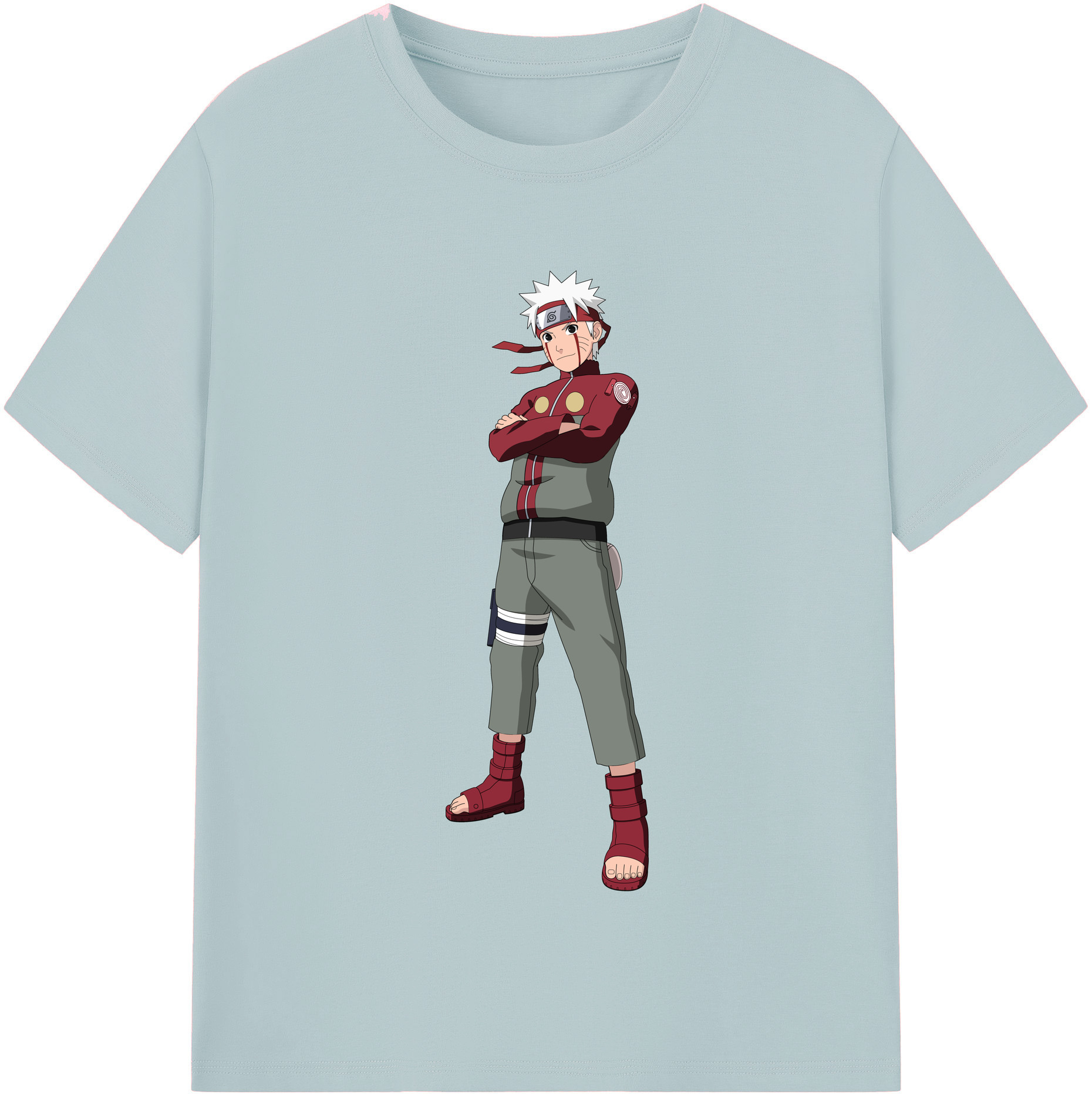 （画像用） NARUTO -ナルト- うずまき ナルト Uzumaki Naruto 綿100％半袖Tシャツ（フロントプリント）